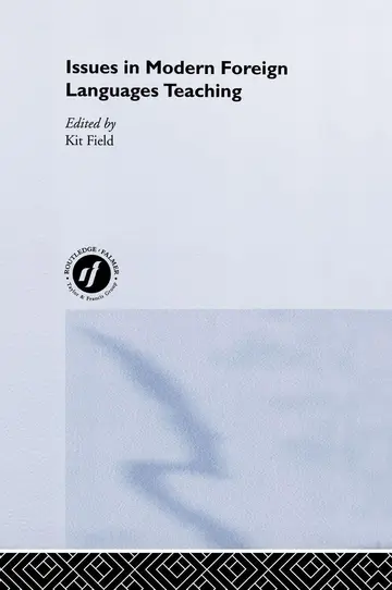 Cover of Issues in Modern Foreign Languages Teaching
