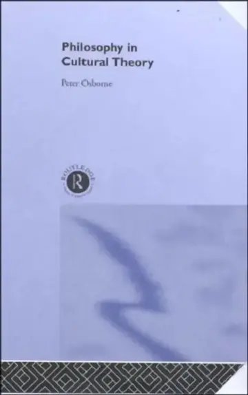 Cover of Philosophy in Cultural Theory