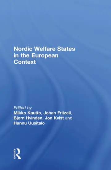 Cover of Nordic Welfare States in the European Context