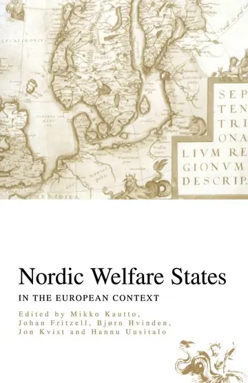 Cover of Nordic Welfare States in the European Context