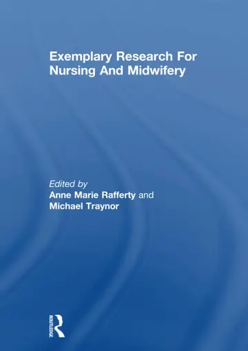 Cover of Exemplary Research in Nursing and Midwifery