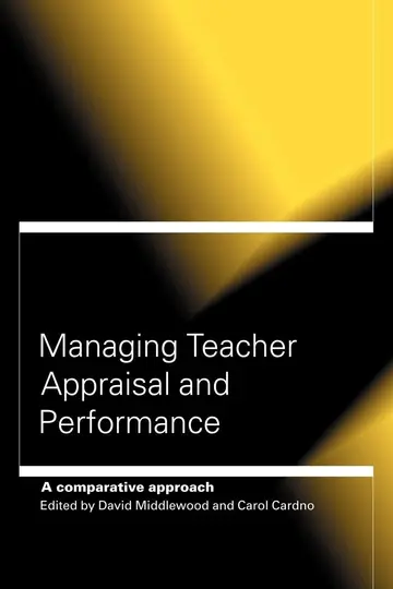 Cover of Managing Teacher Appraisal and Performance