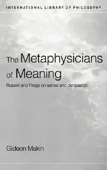 Cover of Metaphysicians of Meaning