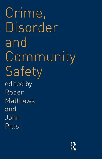 Cover of Crime, Disorder and Community Safety