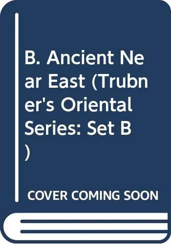 Cover of B. Ancient Near East