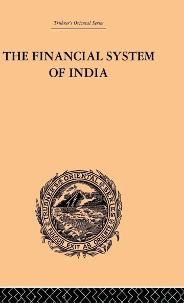 Cover of The Financial Systems of India
