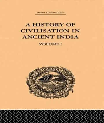 Cover of A History of Civilisation in Ancient India