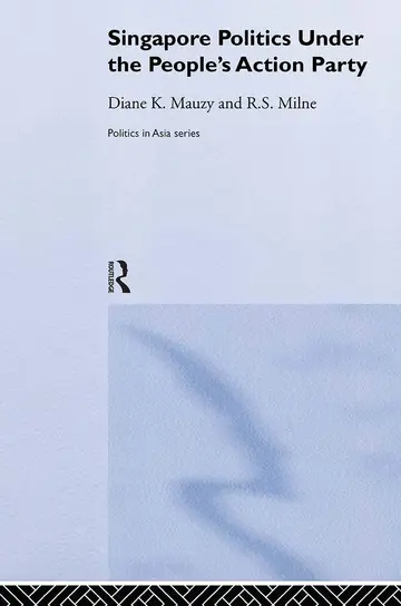 Cover of Singapore Politics Under the People's Action Party