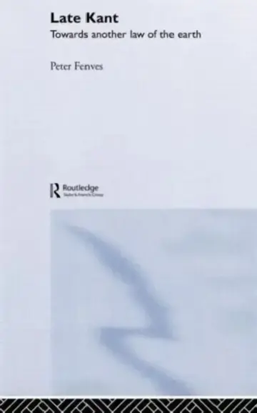 Cover of Late Kant