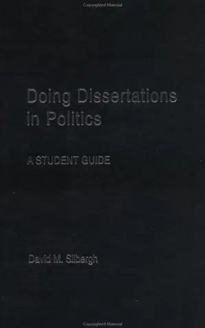 Cover of Doing Dissertations in Politics