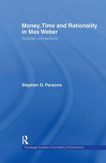 Cover of Money, Time and Rationality in Max Weber