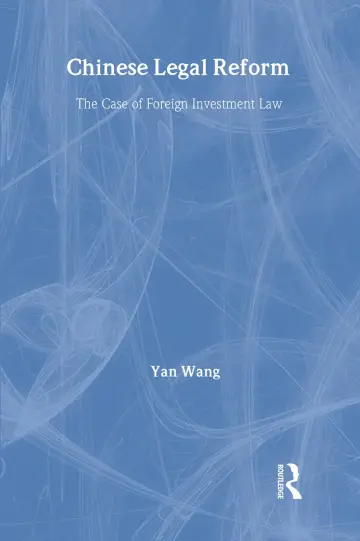 Cover of Chinese Legal Reform