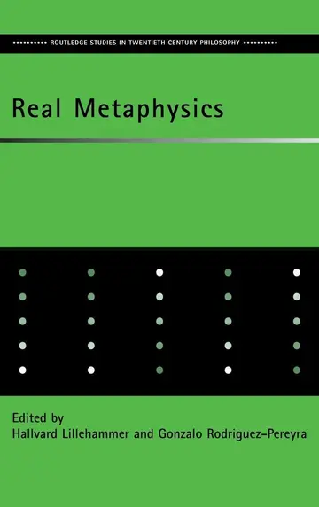 Cover of Real Metaphysics