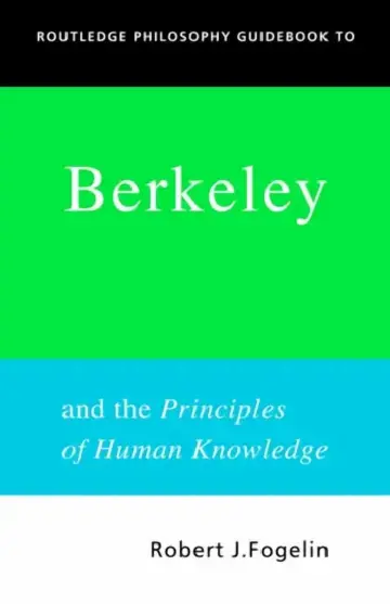 Cover of Routledge Philosophy GuideBook to Berkeley and the Principles of Human Knowledge