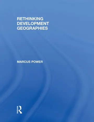 Cover of Rethinking Development Geographies