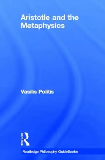 Cover of Routledge Philosophy GuideBook to Aristotle and the Metaphysics