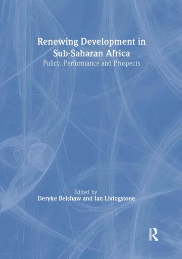 Cover of Renewing Development in Sub-Saharan Africa
