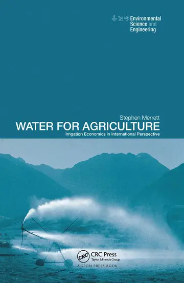 Cover of Water for Agriculture
