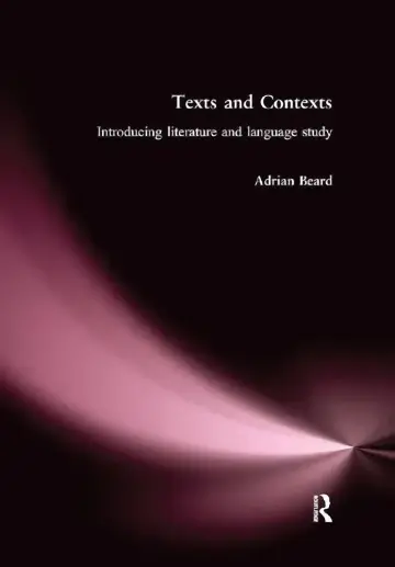 Cover of Texts and Contexts