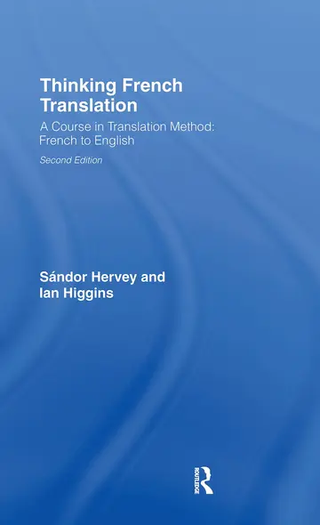 Cover of Thinking French Translation