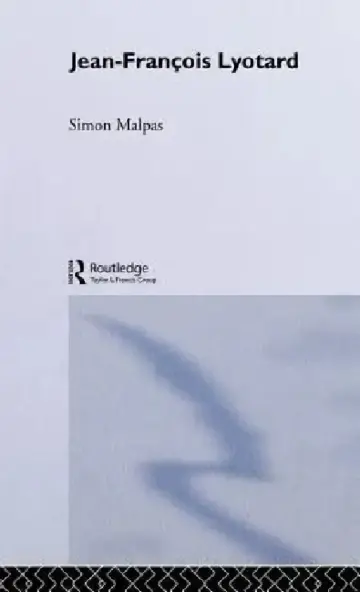Cover of Jean-François Lyotard