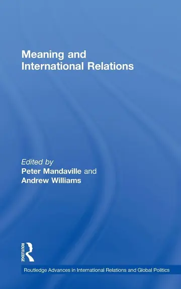 Cover of Meaning and International Relations