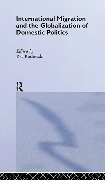 Cover of International Migration and Globalization of Domestic Politics