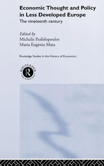 Cover of Economic Thought and Policy in Less Developed Europe