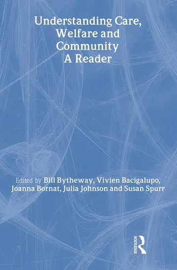 Cover of Understanding Care, Welfare and Community