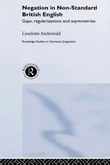 Cover of Negation in Non-Standard British English