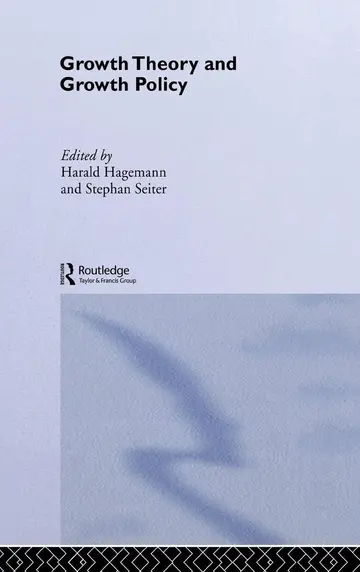 Cover of Growth Theory and Growth Policy