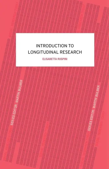 Cover of An Introduction to Longitudinal Research