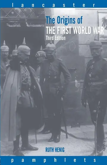 Cover of The Origins of the First World War