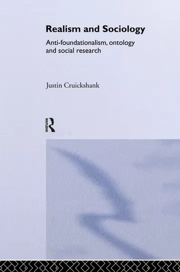 Cover of Realism and Sociology