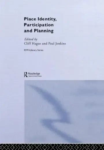 Cover of Place Identity, Participation and Planning