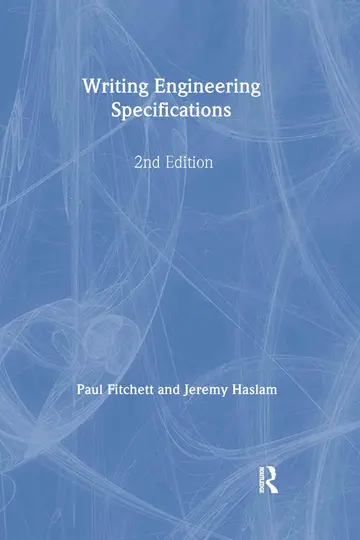 Cover of Writing Engineering Specifications
