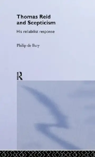 Cover of Thomas Reid and Scepticism