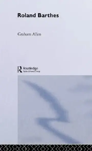 Cover of Roland Barthes