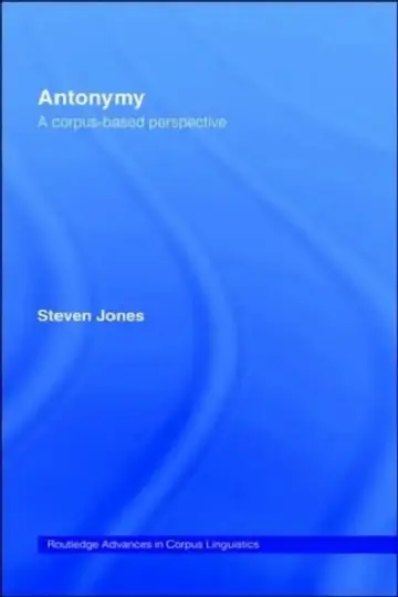 Cover of Antonymy