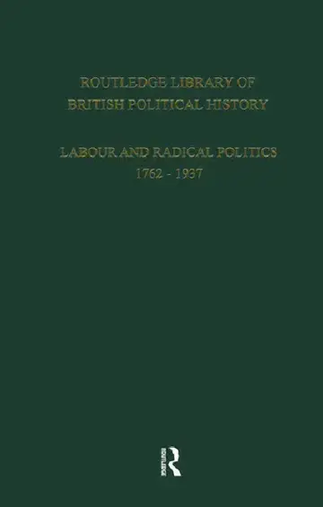 Cover of Routledge Library of British Political History