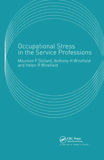 Cover of Occupational Stress in the Service Professions