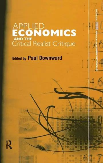 Cover of Applied Economics and the Critical Realist Critique