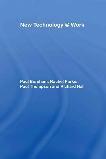 Cover of New Technology @ Work