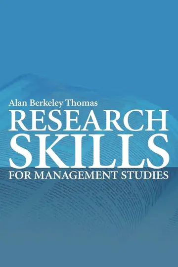 Cover of Research Skills for Management Studies