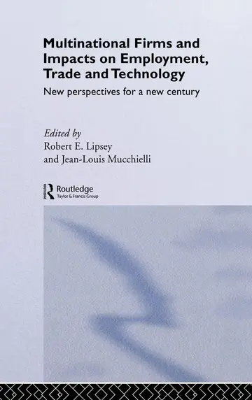 Cover of Multinational Firms and Impacts on Employment, Trade and Technology