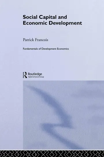 Cover of Social Capital and Economic Development
