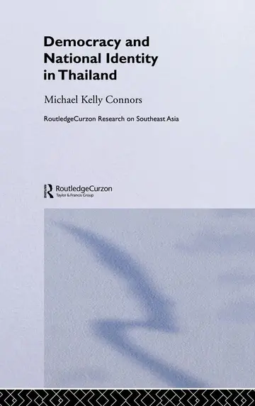 Cover of Democracy and National Identity in Thailand (Rethinking Southeast Asia)