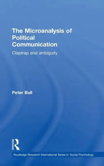 Cover of The Microanalysis of Political Communication