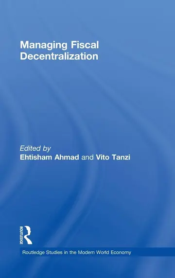 Cover of Managing Fiscal Decentralization