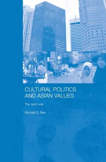 Cover of Cultural Politics and Asian Values